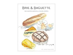 Chronicle Books Brie & Baguette Notes: 20 Notecards