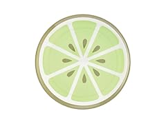 8" Melamine Plastic Plate, Set of 4, Green Lime