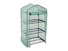 Sunnydaze HGH-925 3 Tier Mini Greenhouse- Green