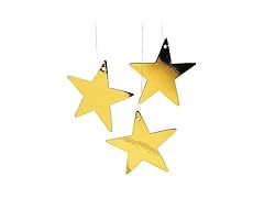 Fun Express - 5" Gold Cardboard Star Decoration
