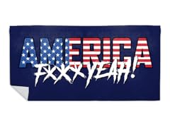 America EFFF YEAH! Beach Towel