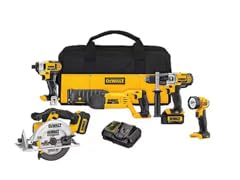 DEWALT DCK592L2 20V MAX Cordless 5 Tool Combo Kit