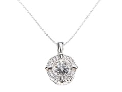 Swarovski CZ Circle Pendant