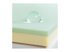 Zinus Green Tea Memory Foam Mattress Toppers, Twin