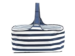 Nautical 18" Insulated Basket, Stripe