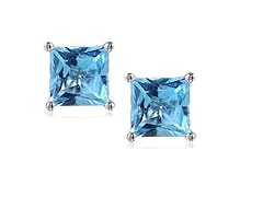 14K White Gold Birthstone -Dec