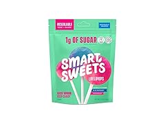 Smart Sweets, Blue Raspberry Watermelon Lollipops