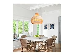 Parrot Uncle D3031 17" Hand-Woven Pendant Light