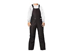 Arctix Kids Snow Bib Overalls, Black M