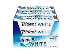 9PK Trident White Peppermint Sugar-Free Chewing Gum