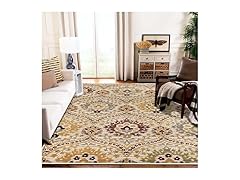 Superior Indoor Rug, Jute Backed Augusta Collection 4'x6'
