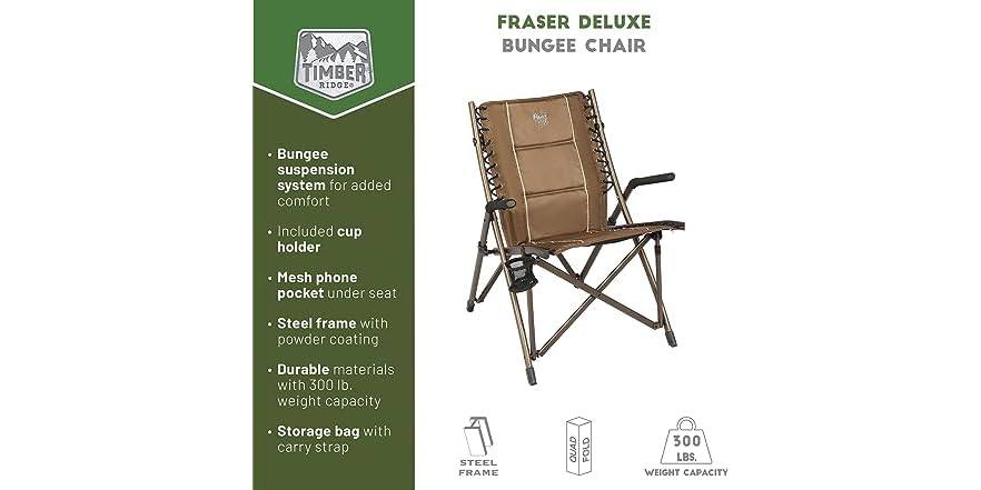 Timber Ridge Chairs Rusting TIMBER RIDGE Collapsible Lounge Chairs