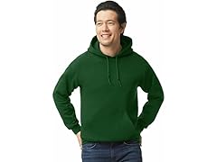 Fleece Hoodie Forest Green (L)