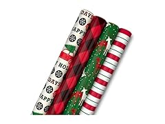 Image Arts Christmas Gift Wrap 4pk