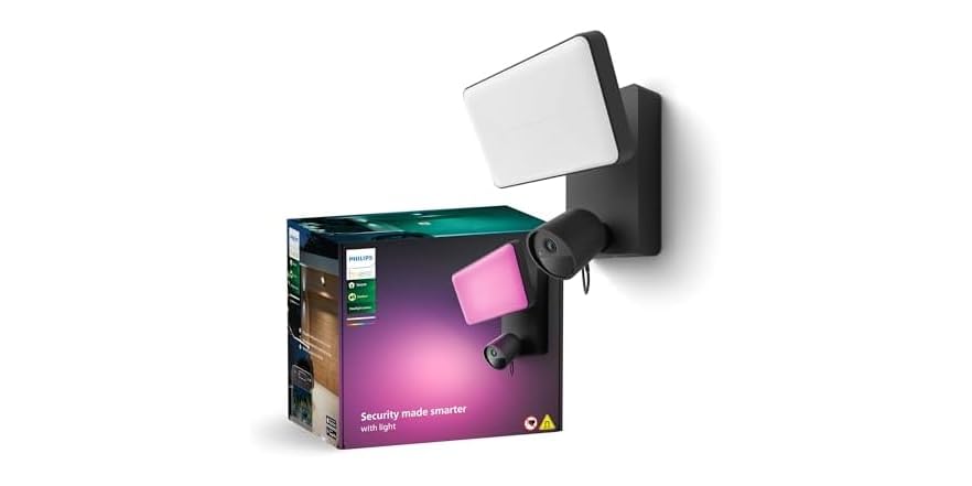 Philips Hue 583146 Secure Floodlight with Camera