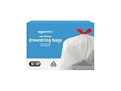 Amazon Basics 13 Gallon Tall Kitchen Trash Bags