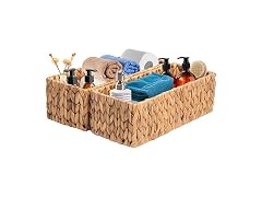 JS HANGER Hand-Woven Storage Baskets 2PK