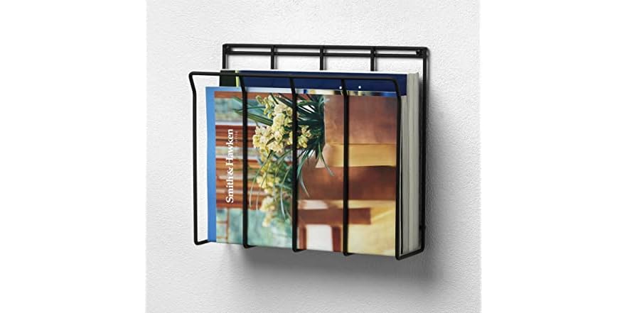 Spectrum Wall Mount Magazine Rack