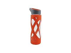 Lock & Lock Heat-Resistance X-Band Glass Bottle 17 oz (Red)