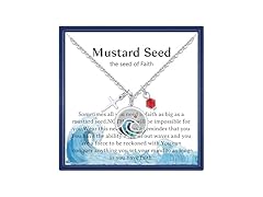MollyQueen Wave Mustard Seed Necklace