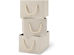 Amazon Basics Storage Bins w/Rope Handles