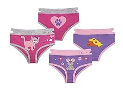 Kitty & Mouse Girl Panties