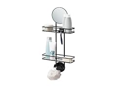 iDesign Self-Adhesive Shower Caddy, Matte Black