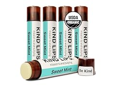 Kind Lips Sweet Mint Lip Balm 5 Pack Organic