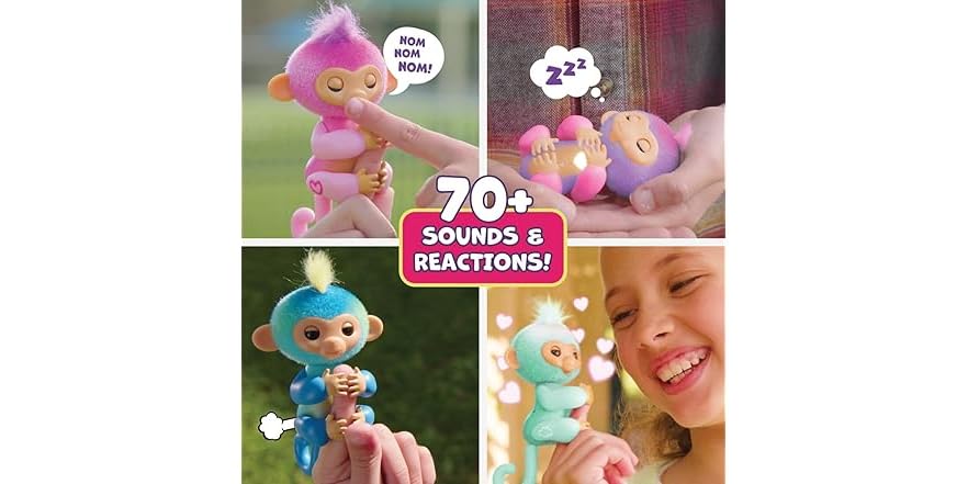 Fingerlings NEW Interactive Baby Monkey