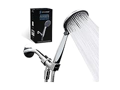 3-Function Handheld Shower Head w/ Hose