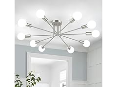Bosceos 10-Light Semi Flush Ceiling Light