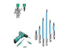 Screwdriver Drill Bit Set 6pk
