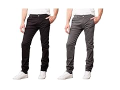 Men's Stretch Classic Chino Pants 2-Pack