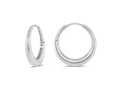 Amazon Essentials Sterling Silver 30mm  Hoop