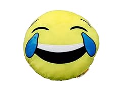 Laughing Tears Emoji Plush Pillow