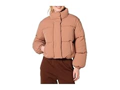 Amazon Essentials Women Crop Puffer Jacket (Small)