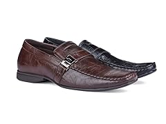 Men's Slip-On Loafer with Buckle On Top