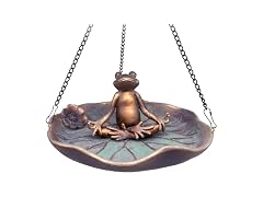 Spoontiques Yoga Frog Bird Feeder