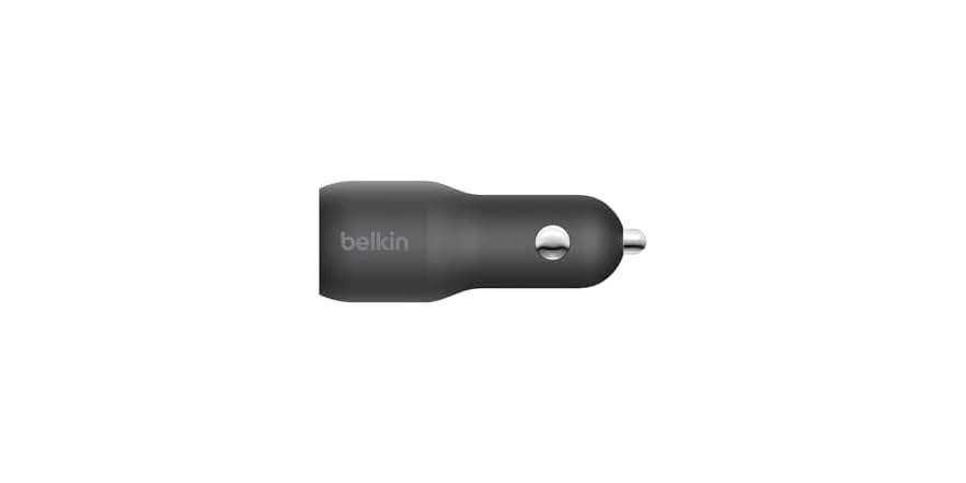 $9.99: Belkin 37W Dual USB Car Charger - 25W USB-C PD & 12W USB-A at Woot!