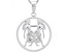 Gemini Zodiac Pendant