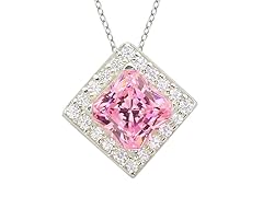 Cubic Zirconia Pendant Necklace
