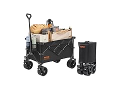 VEVOR 220L/350lbs Collapsible Folding Wagon