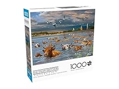 Cattle Crossing 1000 Piece Jigsaw Puzzle