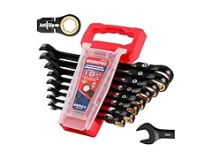 WORKPRO 8-piece Flex Head Wrench Green