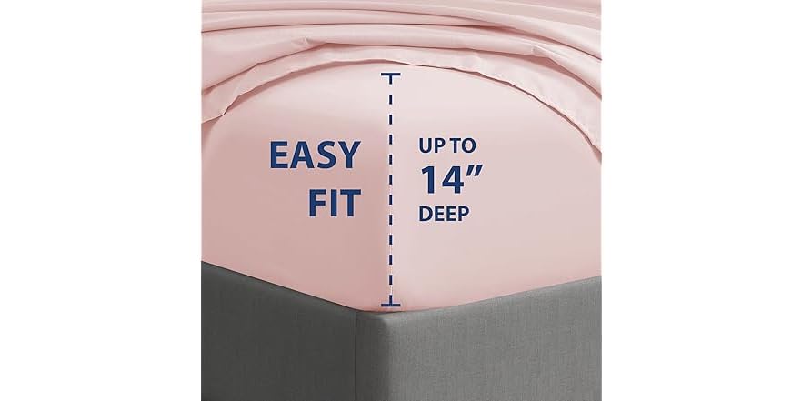 Cathay Home Essentials King Sheet Set - Ultra Soft Double Brushed Microfiber, Wrinkle Resistant, Sage