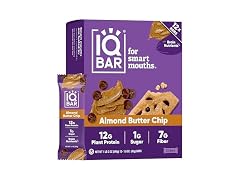 24CT IQBAR Clean Plant Protein Bars - Almond Butter