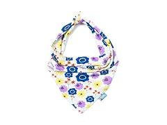 The Dodo Dog Bandana, April Flowers, One-Size - Floral
