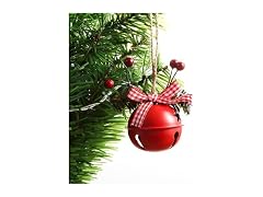 Wonsunss 18 PCS Christmas Jingle Bells Ornaments