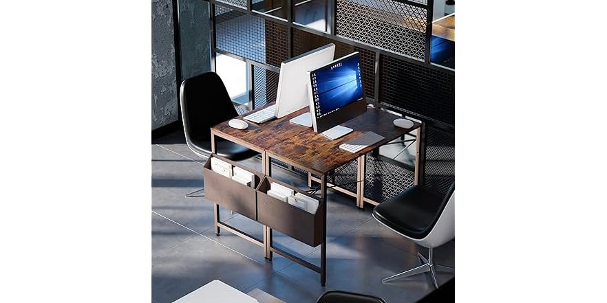 32 Inch Small Spaces Computer Desk w/ Storage Bag
