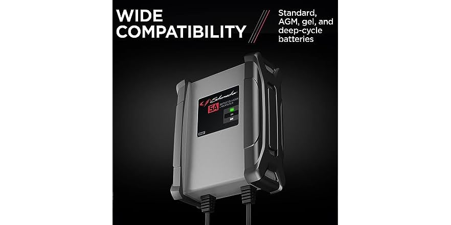 Schumacher 5A 6V/12V Fully Automatic Battery Charger